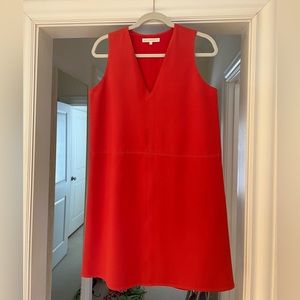 Ann Mashburn vneck sleeveless dress-good used condition and freshly dry cleaned!
